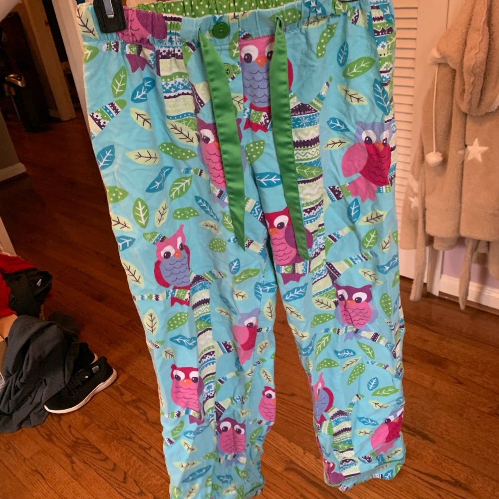 NICK & NORA owl pajama pants